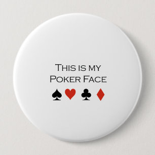 Badge Rond 10 Cm C'est mon T-shirt de visage de tisonnier