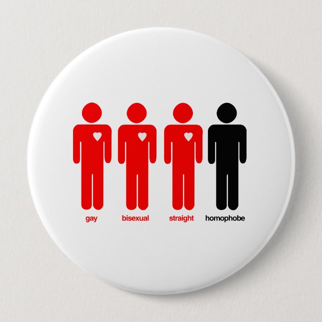 Badge Rond 10 Cm Chacun aime (Devant)