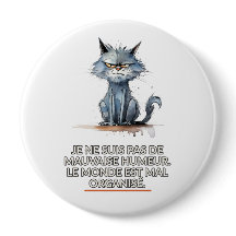 Chat sarcastique mauvaise humeur 