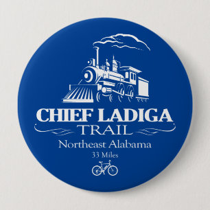 Badge Rond 10 Cm Chemin Chief Ladiga (RT)