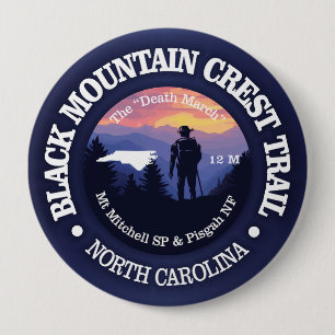 Badge Rond 10 Cm Chemin de la crête de la Montagne noire (rd2)