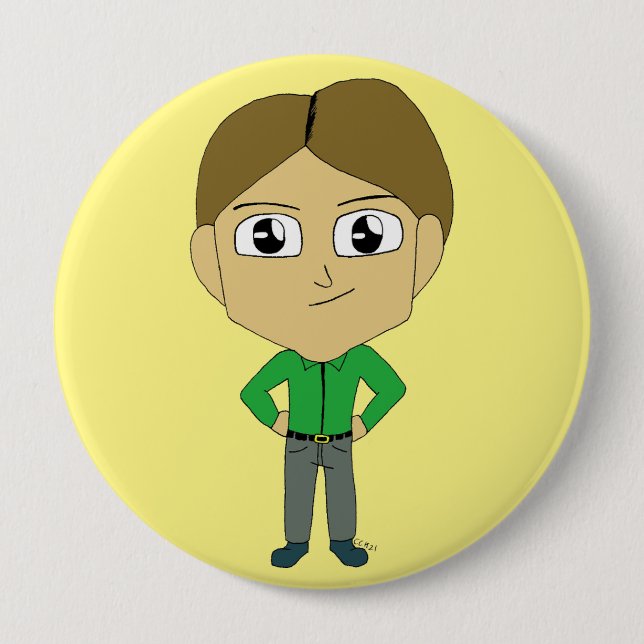 Badge Rond 10 Cm chibi (Devant)