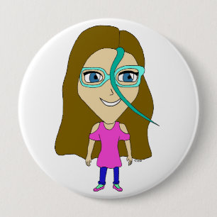 Badge Rond 10 Cm chibi