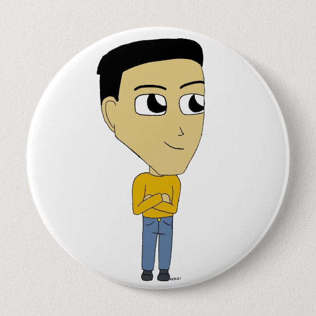 Badge Rond 10 Cm chibi (Devant)