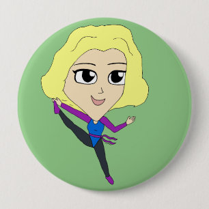 Badge Rond 10 Cm chibi