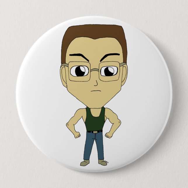 Badge Rond 10 Cm chibi (Devant)