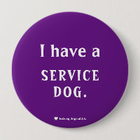 Chien de service pourpre