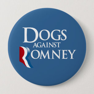 Badge Rond 10 Cm Chiens contre Romney.png
