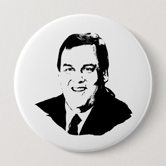BADGE ROND 10 CM CHRIS CHRISTIE (Devant)