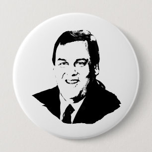 BADGE ROND 10 CM CHRIS CHRISTIE