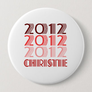 BADGE ROND 10 CM CHRISTIE 2012 VINTAGE