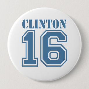BADGE ROND 10 CM CLINTON EN 2016 .PNG