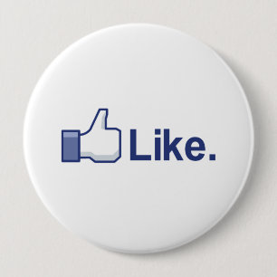 Badge Rond 10 Cm Comme Bumpersticker