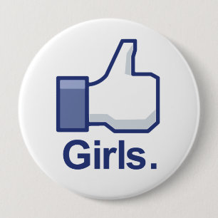 Badge Rond 10 Cm Comme des filles