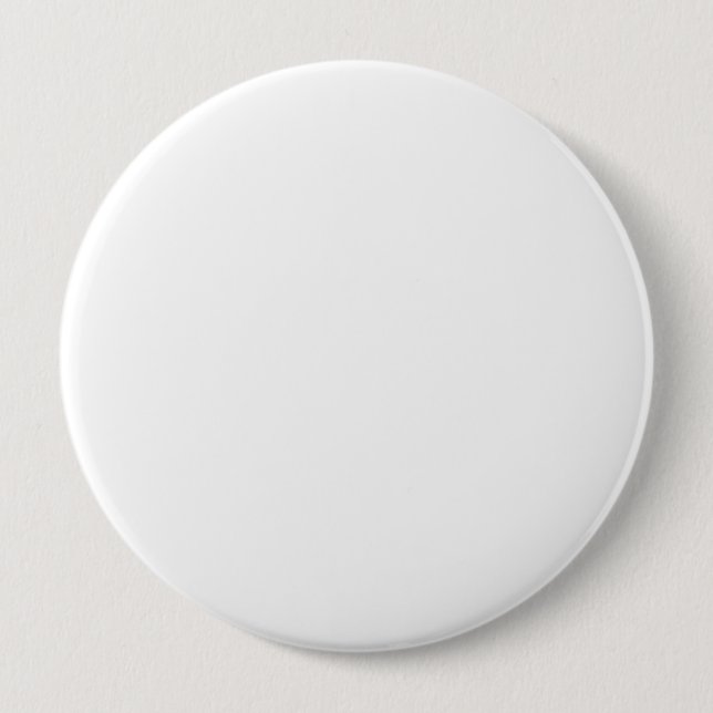 Badge Rond 10 Cm Conception simple blanche personnalisée Ajouter un (Devant)