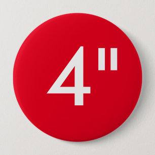 Badge Rond 10 Cm Copie faite sur commande 4" modèle rond énorme de