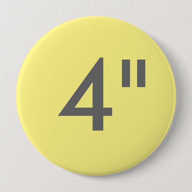 Badge Rond 10 Cm Copie faite sur commande 4" modèle rond énorme de (Devant)