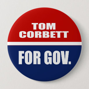 BADGE ROND 10 CM CORBETT DE TOM POUR LE GOUVERNEUR