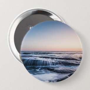 Badge Rond 10 Cm Côte de Lofoten Norvège