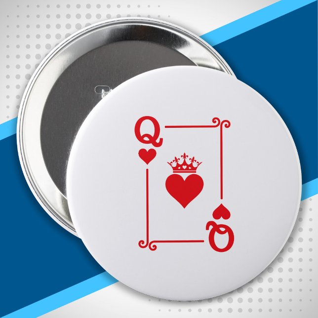 Badge Rond 10 Cm Couples jumelés Costume d'Halloween Reine des Coeu (Créateur téléchargé)