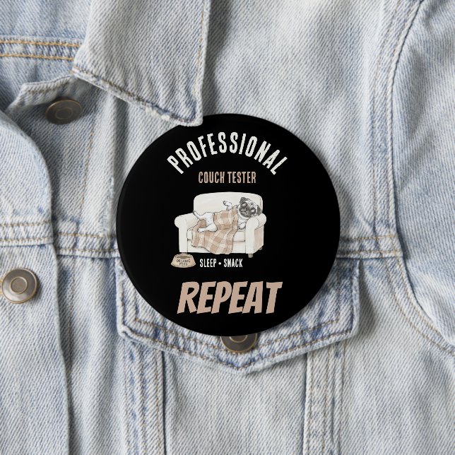 Badge Rond 10 Cm Cozy Paws Collection (En situation)