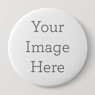 Badge Rond 10 Cm Create Your Own 4'' Round Button