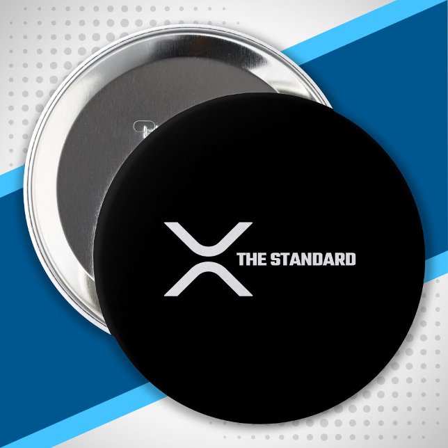 Badge Rond 10 Cm Cryptomonnaie de mème XRP Crypto Le devis standard (Créateur téléchargé)