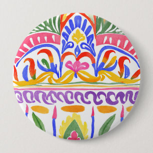 Badge Rond 10 Cm décoration traditionnelle roumaine