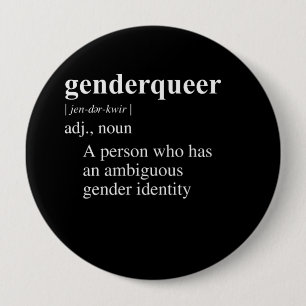 BADGE ROND 10 CM DÉFINITION DE LA REQUÊTE DE GENRE