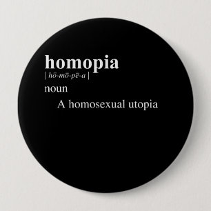 BADGE ROND 10 CM DÉFINITION DE L'HOMOPIE