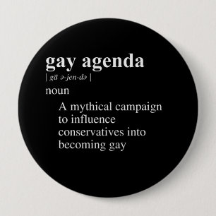 BADGE ROND 10 CM DÉFINITION DE L'ORDRE DU JOUR DE L'HOMME