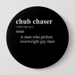 BADGE ROND 10 CM DÉFINITION DU CHASER CHUBBY