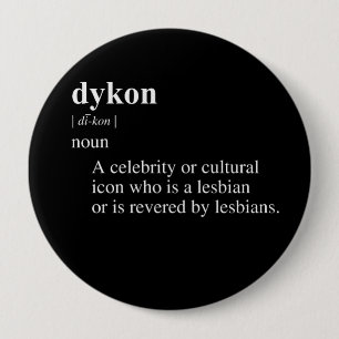 BADGE ROND 10 CM DÉFINITION DYKON