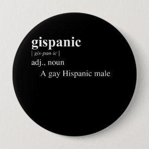 BADGE ROND 10 CM DÉFINITION GISPANIQUE