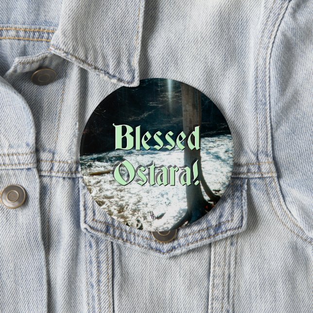 Badge Rond 10 Cm Dégel printanier (En situation)