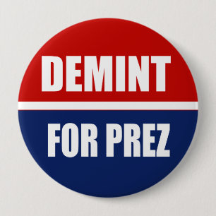 BADGE ROND 10 CM DEMINT 2012