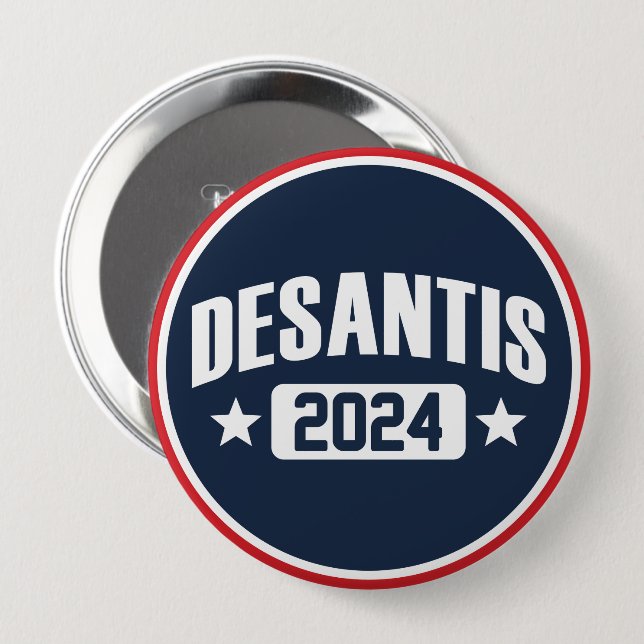 Badge Rond 10 Cm DeSantis 2024 (Devant & derrière)