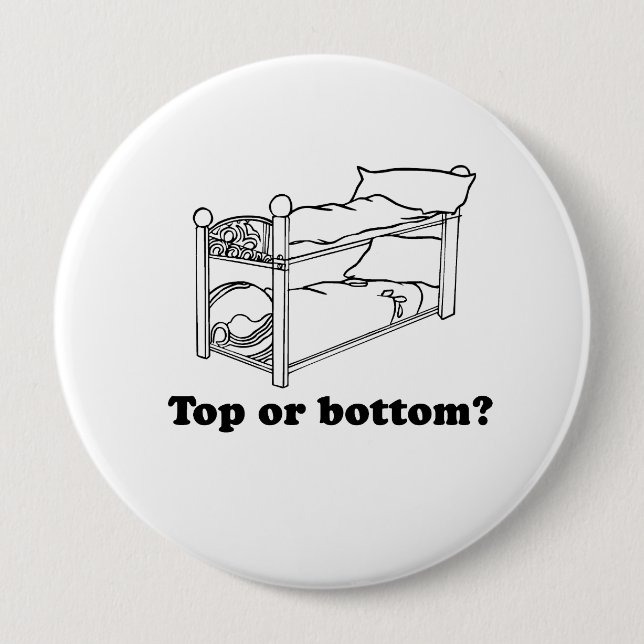 Badge Rond 10 Cm Dessus ou bas (Devant)