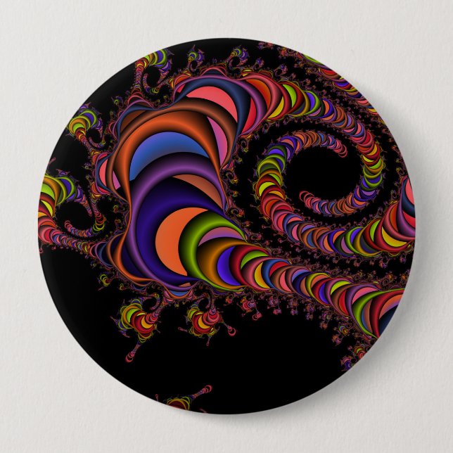 Badge Rond 10 Cm Digitalwurm (Devant)