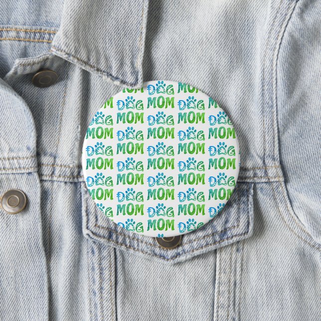 Badge Rond 10 Cm Dog (En situation)