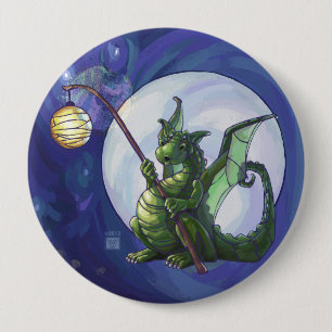 Badge Rond 10 Cm Dragon Watch Art