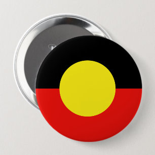 Badge Rond 10 Cm Drapeau autochtone