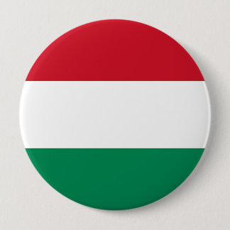 Badge Rond 10 Cm Drapeau civil Hongrie, Hongrie