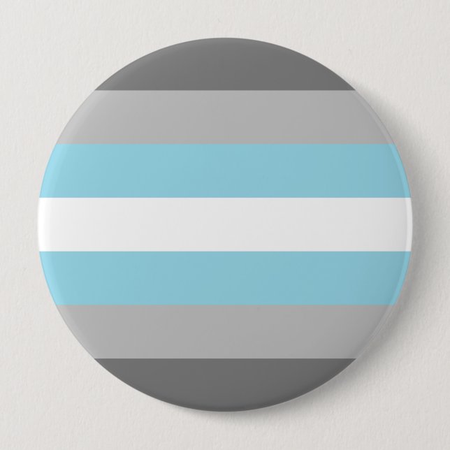 Badge Rond 10 Cm Drapeau de fierté demiboy (Devant)