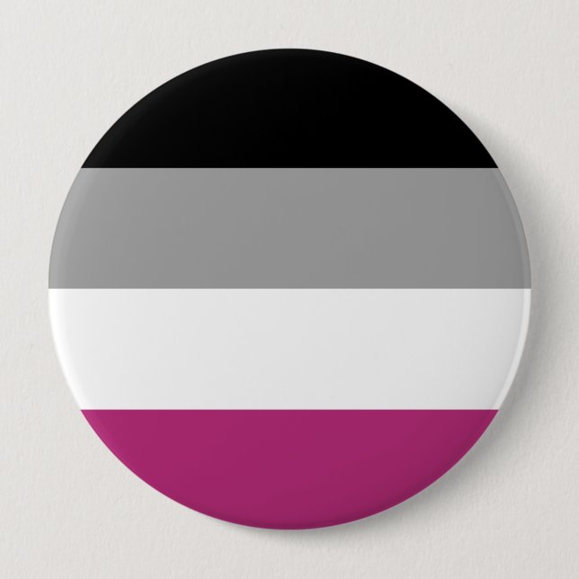 Badge Rond 10 Cm Drapeau de fierté gynéphile (Devant)