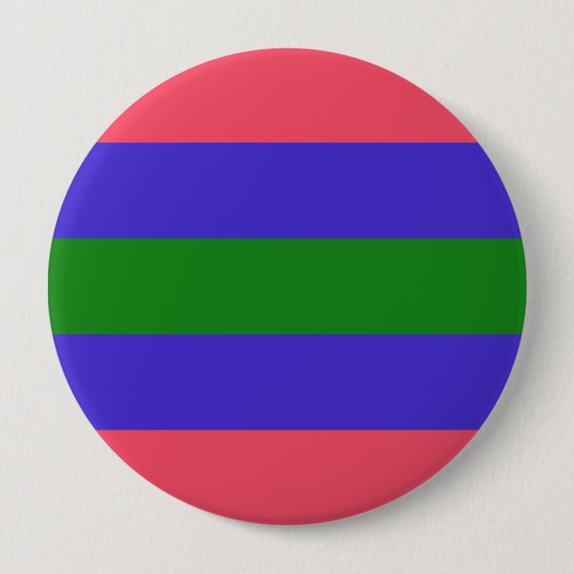Badge Rond 10 Cm Drapeau de fierté trigender (Devant)
