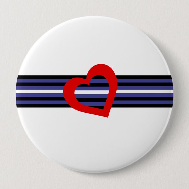 Badge Rond 10 Cm Drapeau de la Fierté en cuir (Devant)