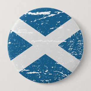 BADGE ROND 10 CM DRAPEAU DE L'ECOSSE