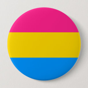 Badge Rond 10 Cm Drapeau Pansexual de fierté