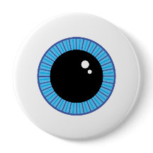 Drôle Mignonne Bleu Eyeball